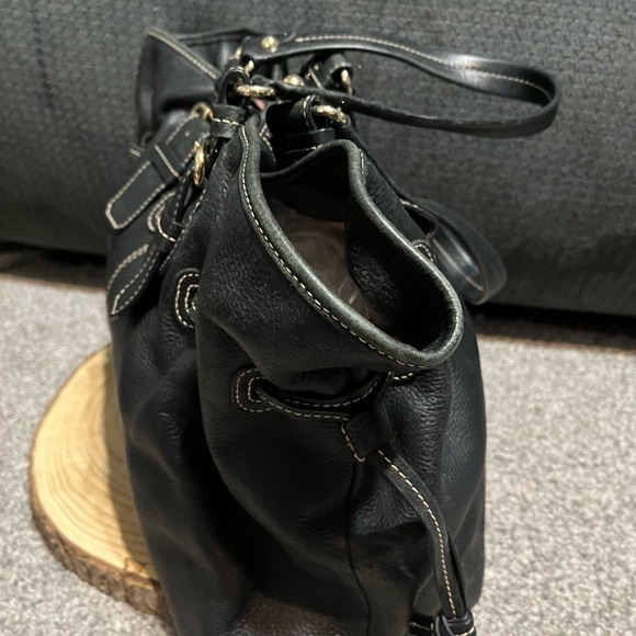 Dooney & Bourke Chiara Black Leather Handbag Purse Tote